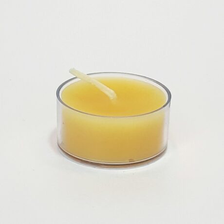 Arbutus Candle Company – Beeswax Tealight single with cup resized