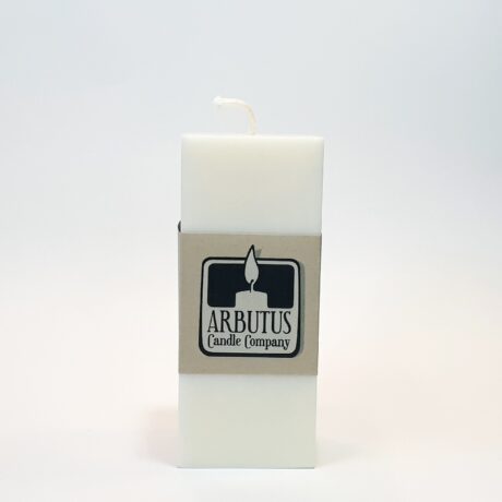 Arbutus Candle Company – Soy Wax 2.5×2.5x6in Square Pillar Candles resized