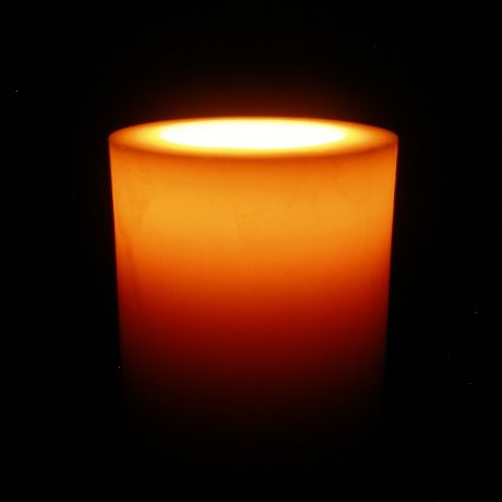 Soywax 2.5 Round Pillar Candle Burning