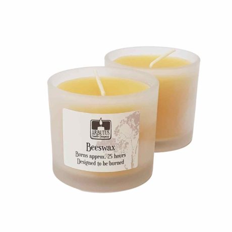 Beeswax Candle in Glass Tumbler s